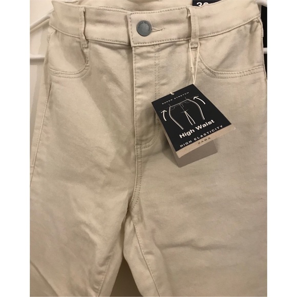 Zara- High Waist Super Stretch Skinny Jeans - Picture 4 of 4